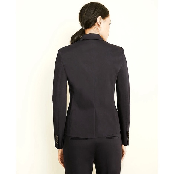 Ann Taylor One Button Black Blazer - Picture 2 of 9